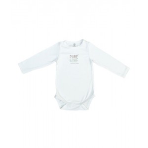 Bambusowe Body (Długi Rękaw), Białe, BAMBOOM